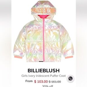 Billieblush Shimmering Pink Jacket